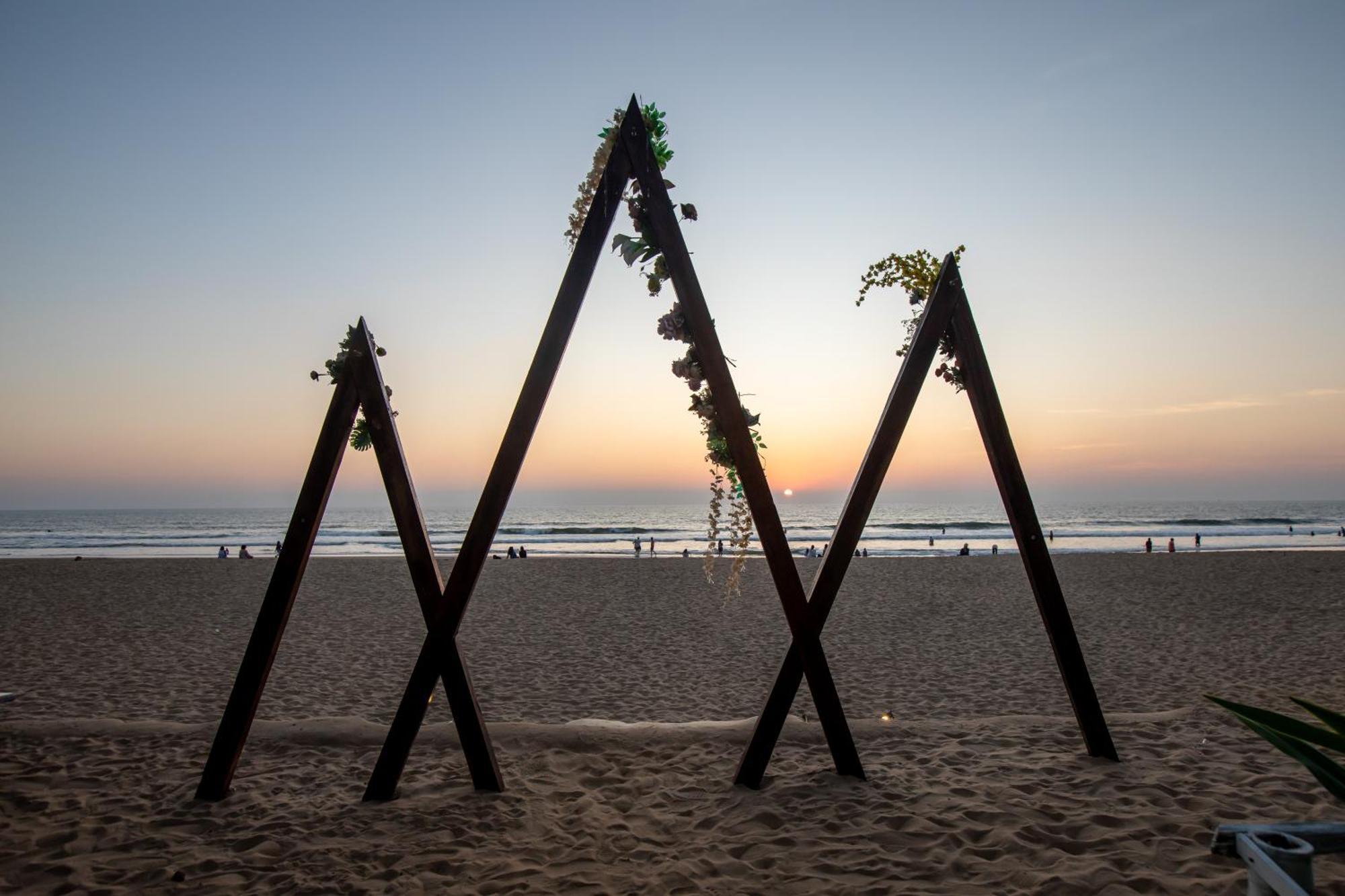 Sunset Cafe Beach Stay Gokarna  Buitenkant foto